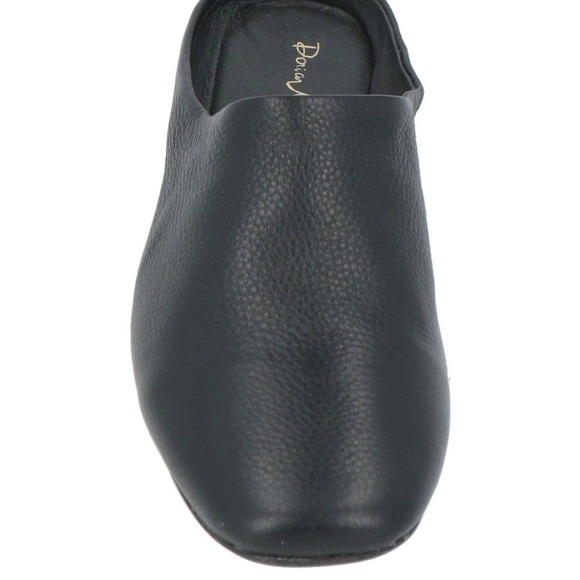 Black Leather Slip-On Mules - Picture 4 of 4